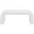 Arc Faux Leather Bench
