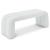 Arc Faux Leather Bench