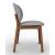 Ines Venice Fabric/Wood Dining Chair
