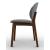 Ines Venice Fabric/Wood Dining Chair
