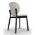 Ines Venice Fabric/Wood Dining Chair