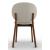 Ines Venice Fabric/Wood Dining Chair