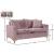 Naomi Velvet Loveseat