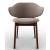 Holly Venice Fabric/Wood Dining Chair
