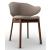 Holly Venice Fabric/Wood Dining Chair