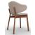 Holly Venice Fabric/Wood Dining Chair