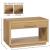 Avery 1-Drawer Oak Veneer Nightstand