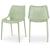Mykonos Outdoor Patio Polypropylene Plastic Dining Side Chair