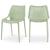 Mykonos Outdoor Patio Polypropylene Plastic Dining Side Chair