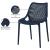 Mykonos Outdoor Patio Polypropylene Plastic Dining Side Chair