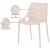 Mykonos Outdoor Patio Polypropylene Plastic Dining Side Chair