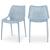Mykonos Outdoor Patio Polypropylene Plastic Dining Side Chair