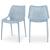 Mykonos Outdoor Patio Polypropylene Plastic Dining Side Chair
