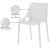 Mykonos Outdoor Patio Polypropylene Plastic Dining Side Chair