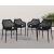 Mykonos Outdoor Patio Polypropylene Plastic Dining Arm Chair