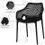 Mykonos Outdoor Patio Polypropylene Plastic Dining Arm Chair