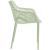 Mykonos Outdoor Patio Polypropylene Plastic Dining Arm Chair