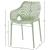 Mykonos Outdoor Patio Polypropylene Plastic Dining Arm Chair