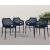 Mykonos Outdoor Patio Polypropylene Plastic Dining Arm Chair