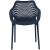 Mykonos Outdoor Patio Polypropylene Plastic Dining Arm Chair