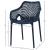 Mykonos Outdoor Patio Polypropylene Plastic Dining Arm Chair
