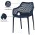 Mykonos Outdoor Patio Polypropylene Plastic Dining Arm Chair