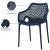 Mykonos Outdoor Patio Polypropylene Plastic Dining Arm Chair