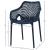 Mykonos Outdoor Patio Polypropylene Plastic Dining Arm Chair