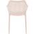 Mykonos Outdoor Patio Polypropylene Plastic Dining Arm Chair