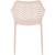 Mykonos Outdoor Patio Polypropylene Plastic Dining Arm Chair
