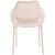 Mykonos Outdoor Patio Polypropylene Plastic Dining Arm Chair