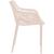 Mykonos Outdoor Patio Polypropylene Plastic Dining Arm Chair