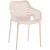 Mykonos Outdoor Patio Polypropylene Plastic Dining Arm Chair
