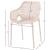Mykonos Outdoor Patio Polypropylene Plastic Dining Arm Chair