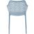 Mykonos Outdoor Patio Polypropylene Plastic Dining Arm Chair