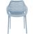 Mykonos Outdoor Patio Polypropylene Plastic Dining Arm Chair