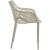 Mykonos Outdoor Patio Polypropylene Plastic Dining Arm Chair