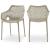 Mykonos Outdoor Patio Polypropylene Plastic Dining Arm Chair