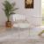 Privet Linen Dining Chair with Brushed Brass Base