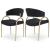 Privet Linen Dining Chair with Brushed Brass Base