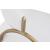 Privet Linen Dining Chair with Brushed Brass Base