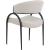 Privet Linen Dining Chair with Matte Black Base