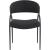 Privet Linen Dining Chair with Matte Black Base