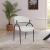 Privet Linen Dining Chair with Matte Black Base