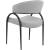 Privet Linen Dining Chair with Matte Black Base