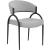 Privet Linen Dining Chair with Matte Black Base