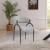 Privet Linen Dining Chair with Matte Black Base
