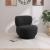 Calais Boucle Fabric Accent Chair with Upholstered Base