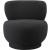 Calais Boucle Fabric Accent Chair with Upholstered Base