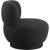 Calais Boucle Fabric Accent Chair with Upholstered Base
